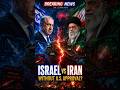 Israel vs Iran AGAIN? Trump's Big Warning Shocks the World #shorts #ytshorts