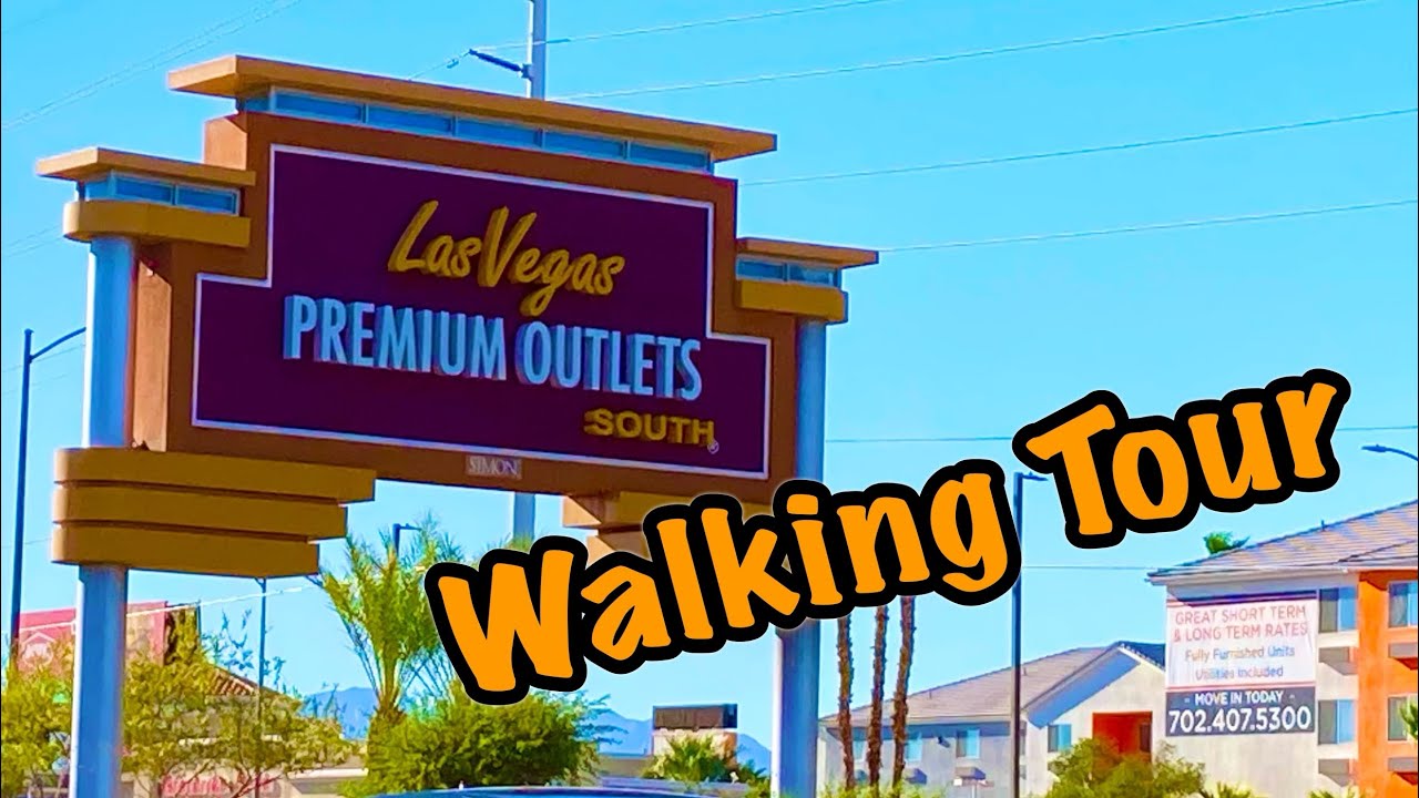 Las Vegas South Premium Outlets Mall - Walking Tour - YouTube