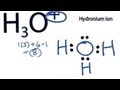 Valence Electrons in H3O+