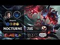 Nocturne Jungle vs Lee Sin - EUW Challenger Patch 10.5