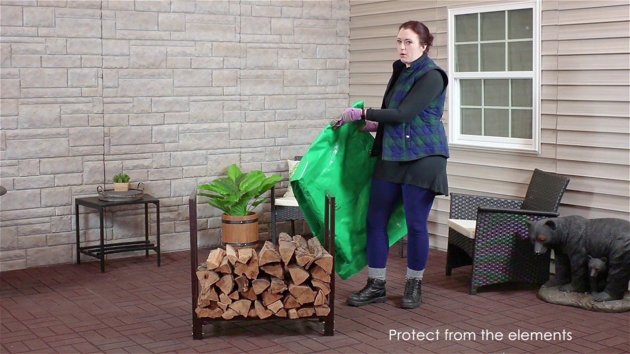Firewood Stacking Demonstration - YouTube