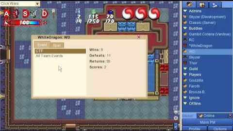 Graal the Adventure Statistic Viewing