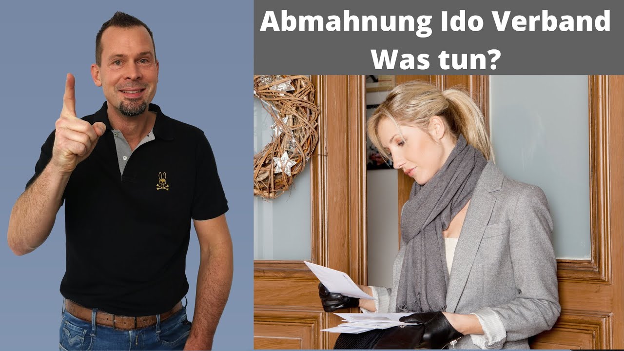  Update New  Abmahnung IDO Verband - Was tun?