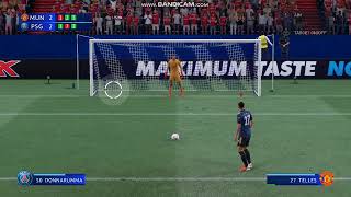 PSG Vs Man Utd Penalty Shootout FIFA 22 (Invisible goalkeeper glitch)