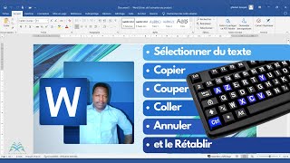 SELECTIONNER FACILEMENT DU TEXTE, COPIER et COLLER sur MICROSOFT WORD #manyangaword #tutoword #words