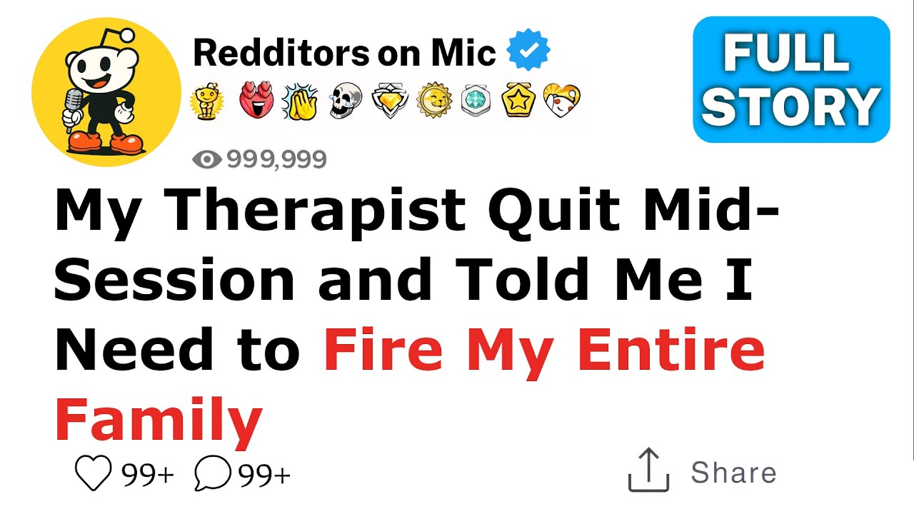 Мой терапевт прервал сеанс и сказал, что мне нужно уволить всю свою семью.
