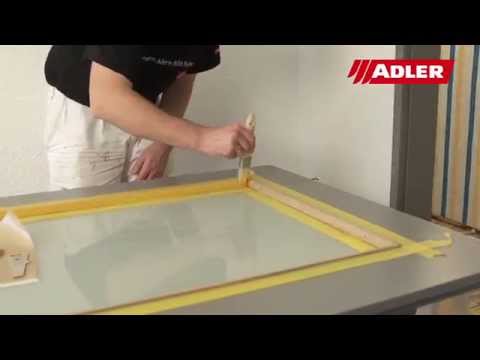 Verniciatura di porte e stipiti con smalti adler youtube Dipingere porte vecchie