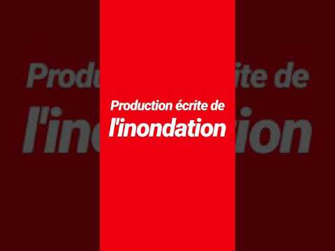 Production écrite De L Inondations