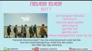 LIRIK GOT7 - NEVER EVER by GOMAWO [Indo Sub]