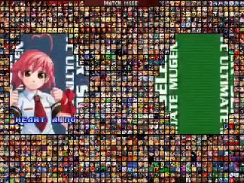 my final mugen roster 1082 characters