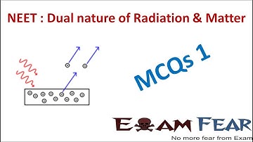 NEET Physics Dual Nature of Radiation and Matter : Multiple Choice Previous Years Questions MCQs 1
