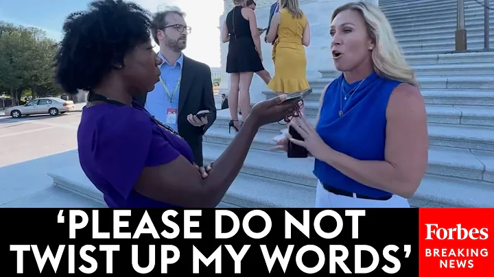 VIRAL VIDEO: Marjorie Taylor Greene Spars With Rep...