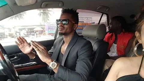 Diamond Platnumz & Zari Dancing Salome in the Car