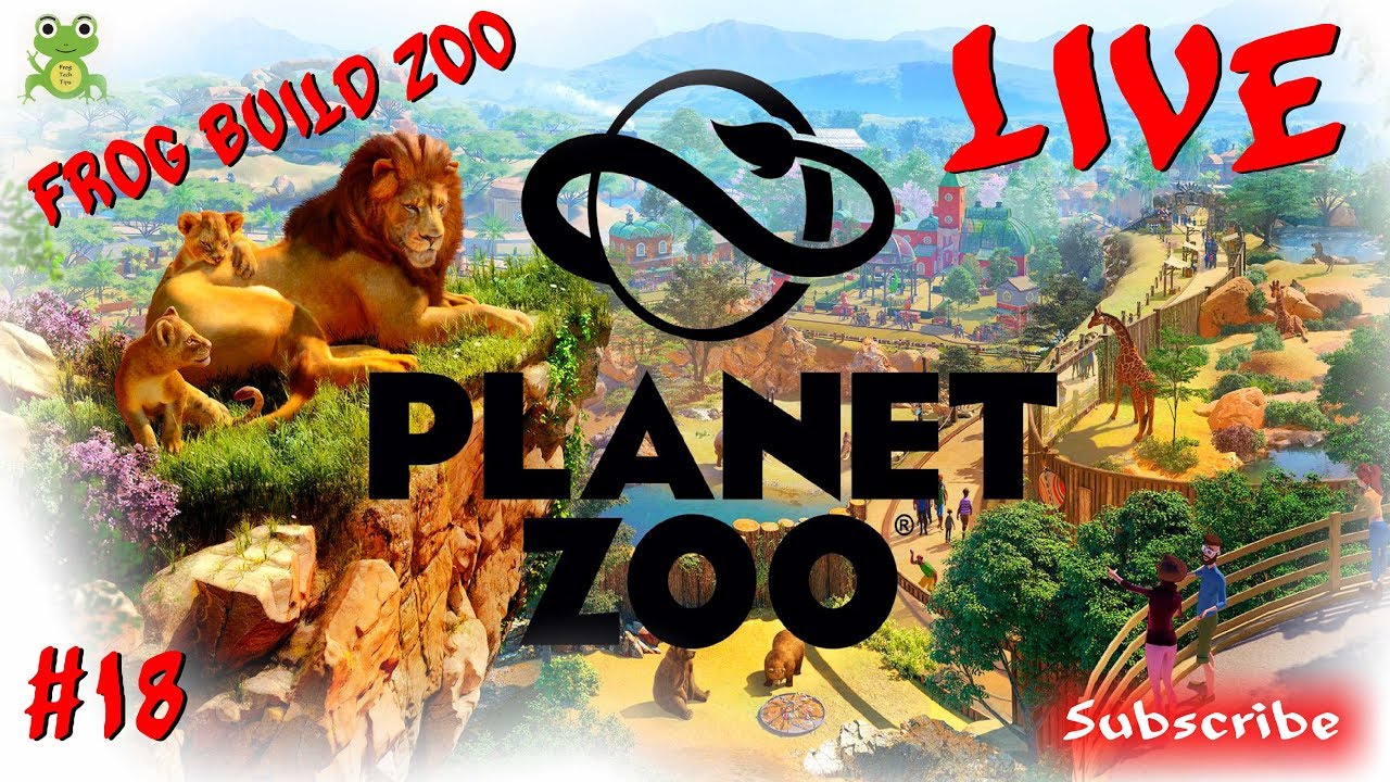 Planet ZOO - FROG BUILD ZOO LIVE #18 - CZ/SK/EN