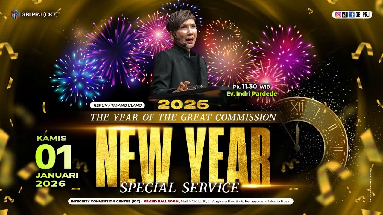 JANJI PENYERTAAN TUHAN TAHUN 2026 - Ev. Indri Pardede - Onsite II 01 Januari ‘26