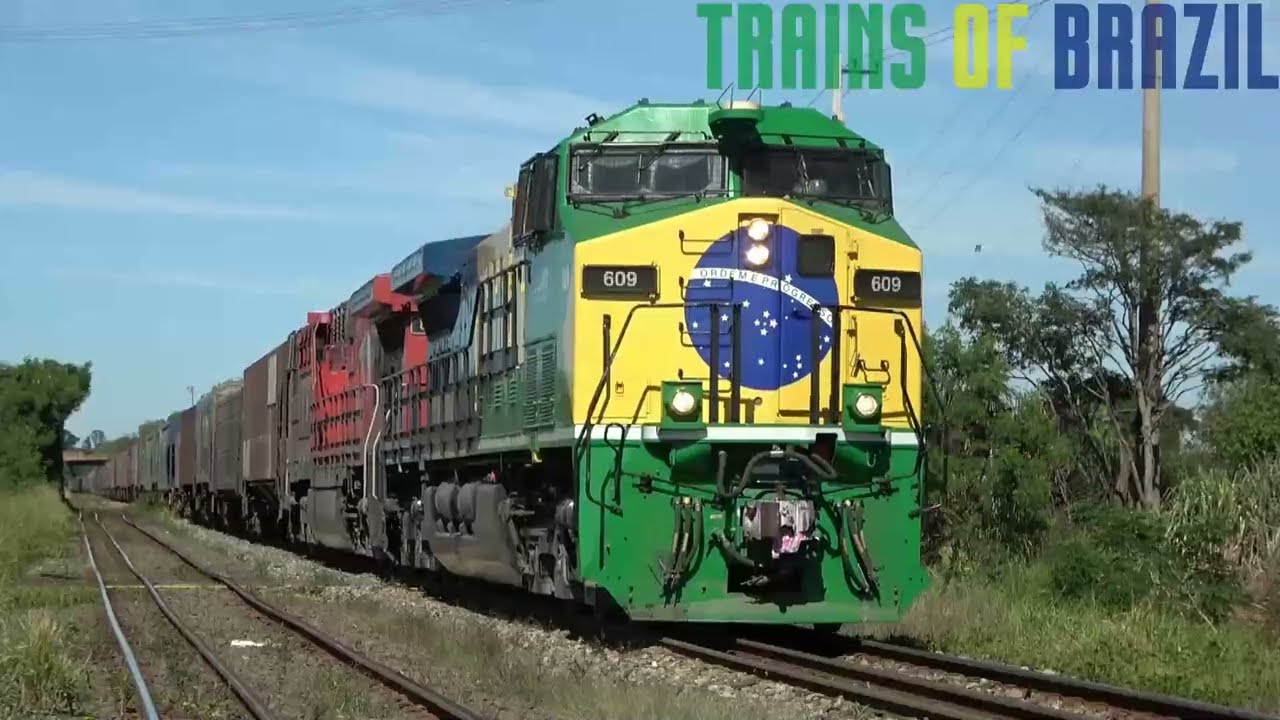 MOVIMENTO INTENSO DE TRENS NO CORREDOR | AC44i DO BRASIL (ABRIL 2023)