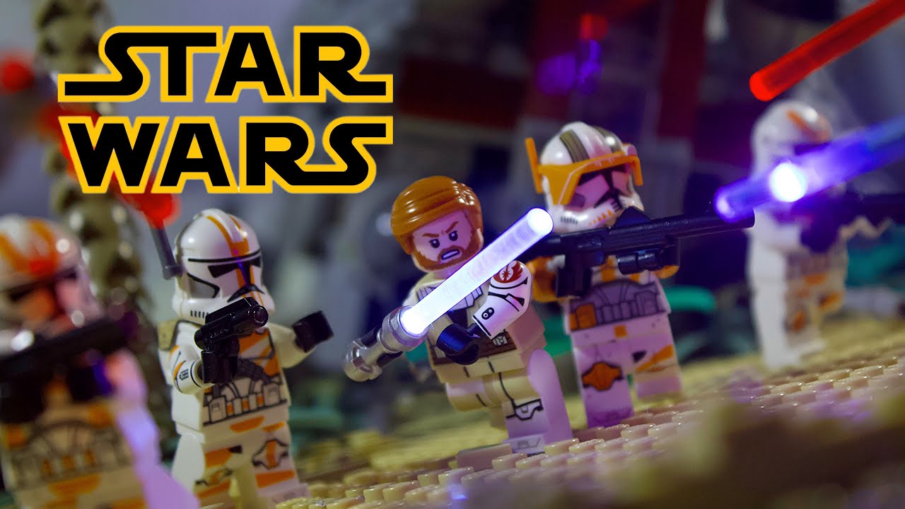 Битва при Абрион-Майоре | LEGO Войны клонов, покадровая анимация