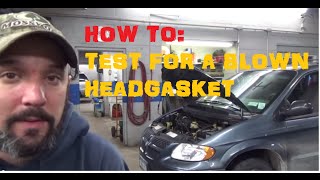 Test For A Blown Head Gasket