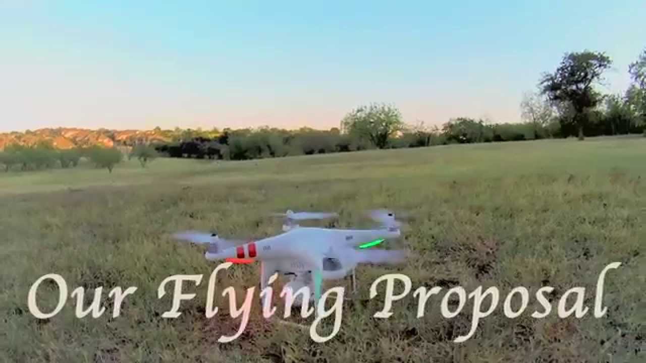 Drone Marriage Proposal YouTube
