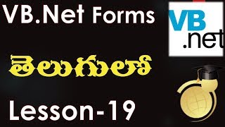 VB.Net Forms in Telugu-MS-Access Data Access using Code-Lesson-19