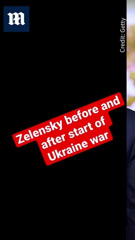 Zelensky before and after start of Ukraine war #Shorts #Ukraine #Russia #zelensky #short