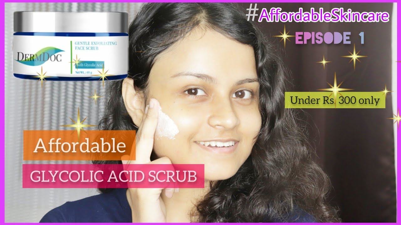 DERMDOC GLYCOLIC Acid Scrub review AffordableSkincare dermdocreview