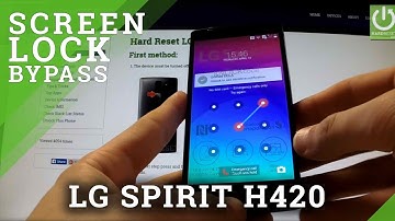 Hard Reset LG Spirit H420 - bypass PATTERN and PASSWORD
