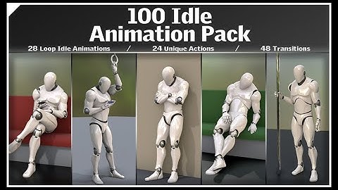 Unreal Engine Marketplace - 100 Idle Animation Pack