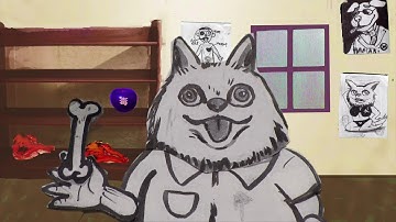 【悪魔の呪いとトゲの木 】 予告　自主制作アニメ