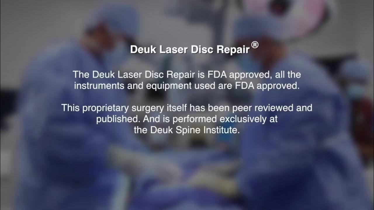 Watch Live Spine Surgery! Deuk Laser Disc Repair LT L2L3, L3L4, L4L5