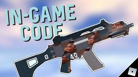 IN-GAME CODE for the QUANDALE DINGLEEAPON WEAPON SKIN in ARSENAL | Roblox