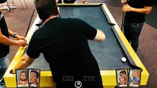 CEO vs CTO 02 - UMA SUUUURRRRRAAAAA - Sinuca - Jogo Bola 8 - 8 Ball Game screenshot 4