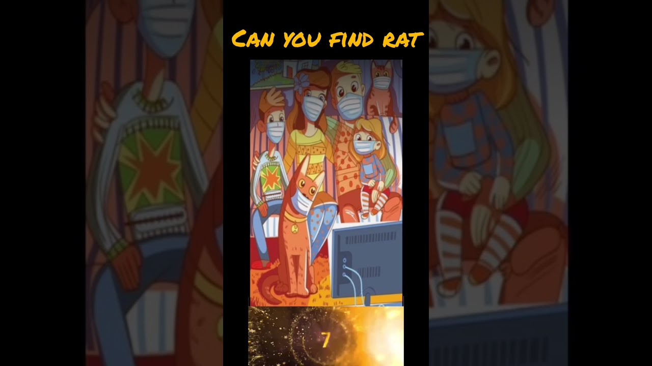 can you find hidden rat 🐀 in 10 second 