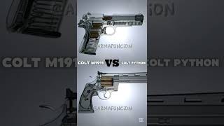 Celebrity Colt Python π vs Colt M1911 πΊπΈ β Revolver vs Pistol Showdown βοΈ #militaryhistory #armafuncion #usa Wealth