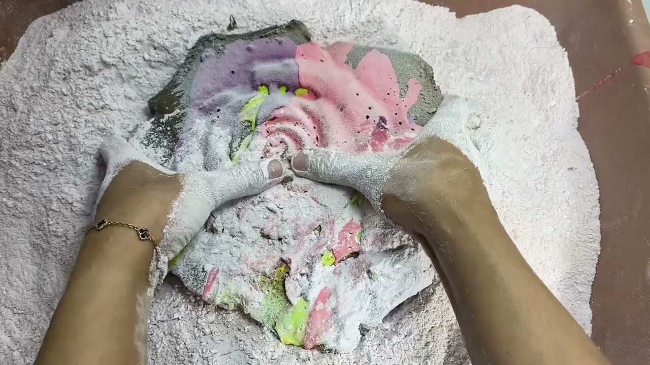 GYM CHALK REFORMS WITH HOLY PASTE ASMR ODDLY SATISFYING ANXIETY gym-chalk-reforms-with-holy-paste-asmr-oddly-satisfying-anxiety