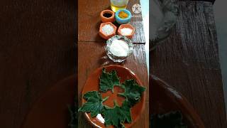 mini pumpkin leaves pakoratiny food miniature yt shorts india viral shorts