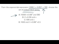 Independent Terms in Expressions
