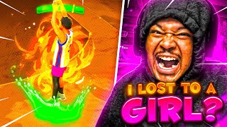 Toxic old head ends stream after losing to a girl gamer..🤣 streaming sniping undercover! Nba 2k21