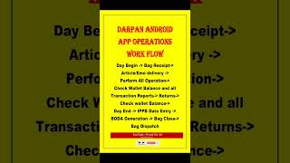 New DARPAN Android App Full Work Flow #indiapost #gds #gds_latest_news #bpm #new #postal #postalgds screenshot 1