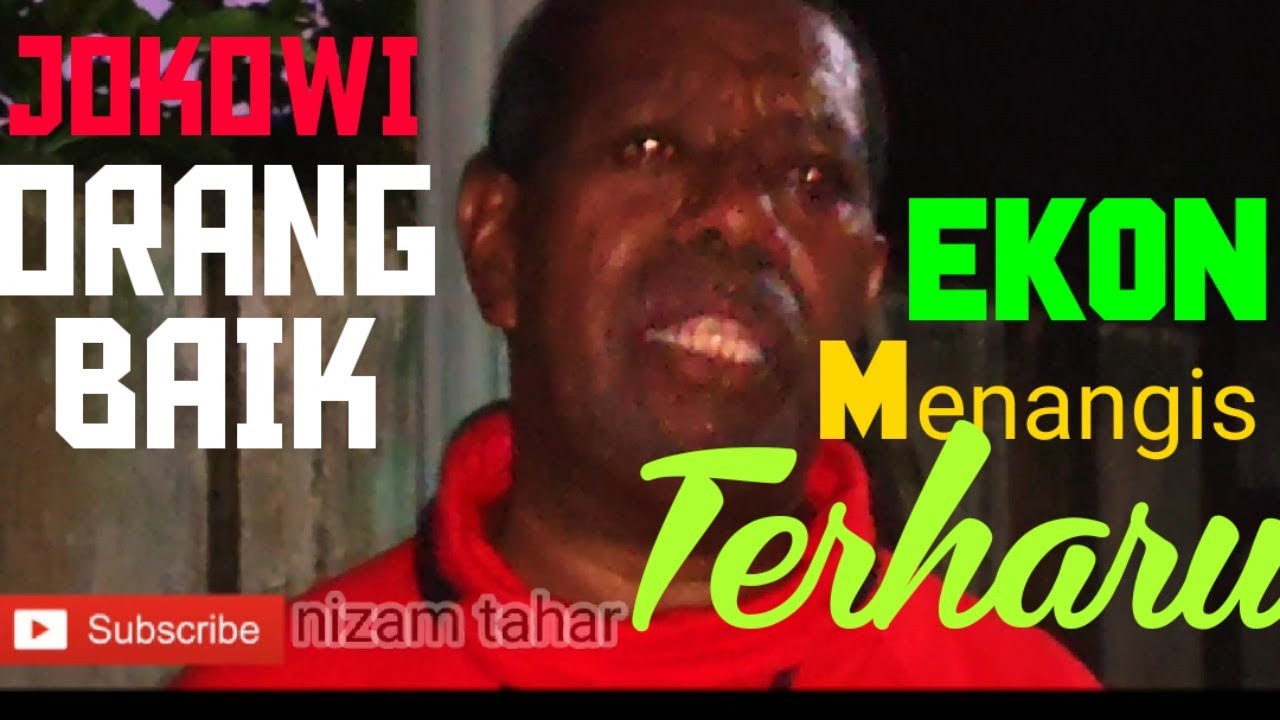 Jokowi Harus Tau : Edo Kondologit Menangis, Jokowi Orang 