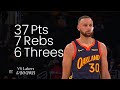 Stephen Curry 37 Pts, 7 Rebs, 6 Threes vs Lakers | FULL Highlights