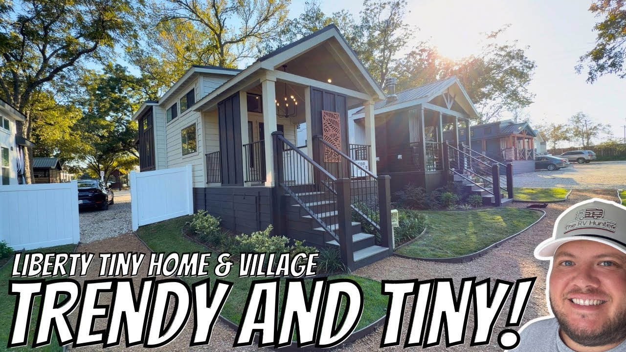Модный и крошечный! Liberty Tiny Home & Village
