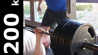 Raw Benchpress - 200 Kg440 Lbs - Masters Over 62 - Walter Kurda - 2016