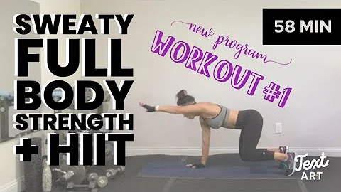 #1 STRENGTH Total Body Program! Workout SWEATY + H...