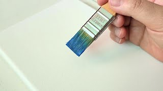 Самый простой способ рисовать море / Акриловые картины для начинающих