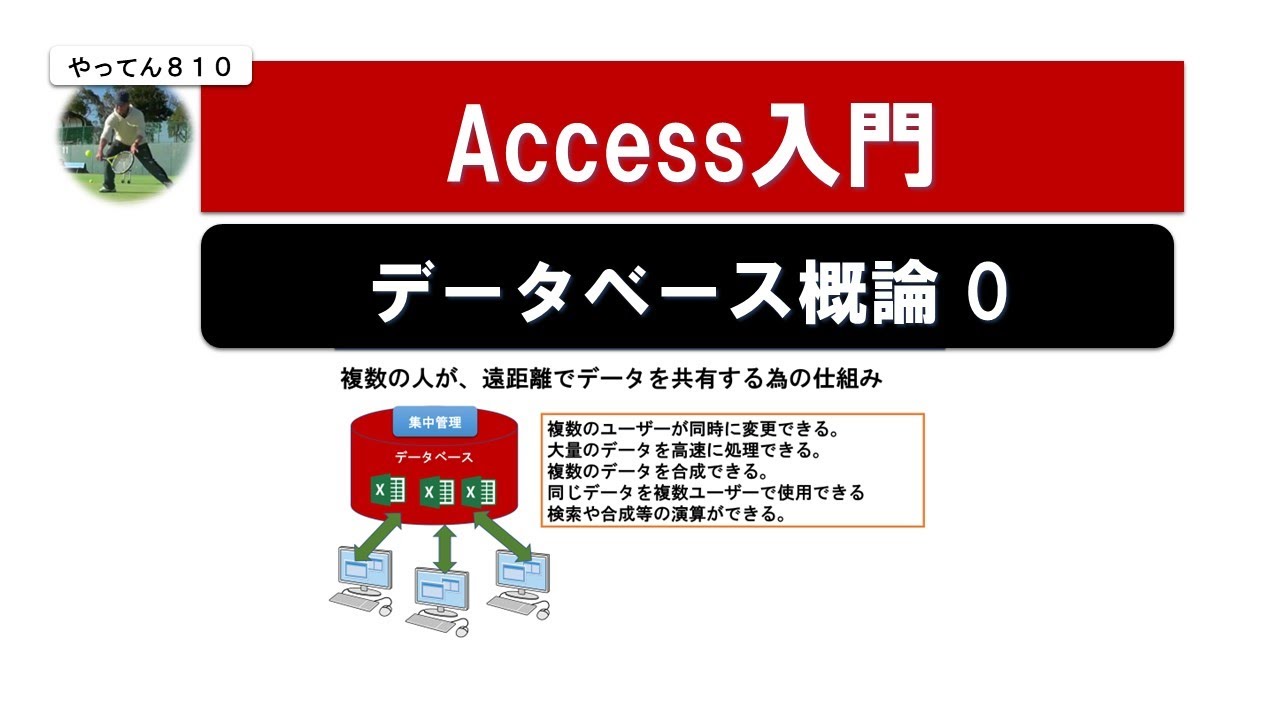 Access 入門 0 データベースの基礎知識を詳しく体系的に解説します
