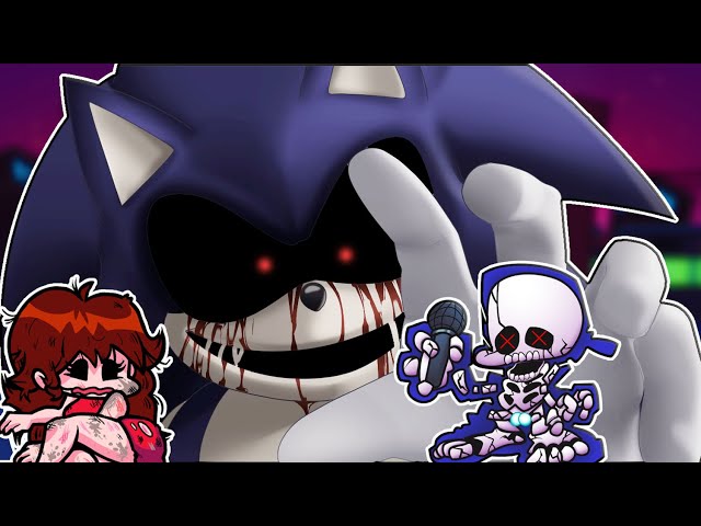 FNF vs Sonic.exe  Game Over Screen (Endless song) 