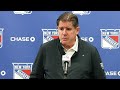 NYR Practice: Peter Laviolette Media Availability | January 8, 2025