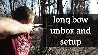UNBOXING - Bear Ausable longbow - how I setup my bows