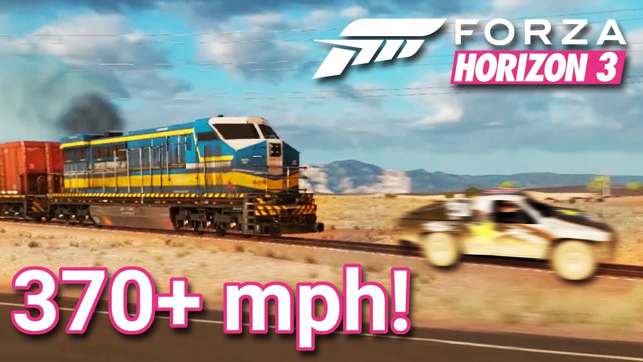 Racing a Freight Train In Forza Horizon 3 